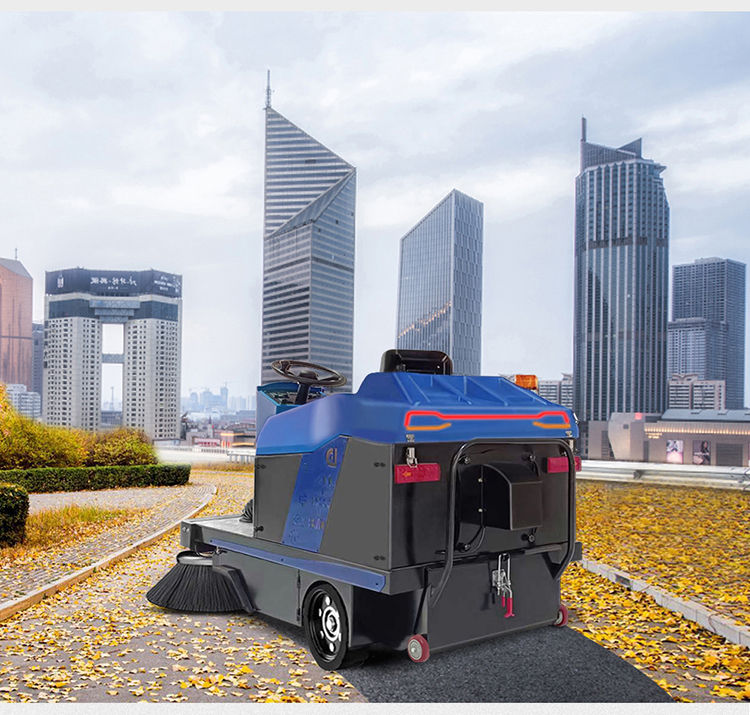 DJ1500鼎潔盛世電動掃地車駕駛掃地機 廠區清掃車12